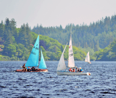 Visitors on Water