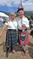 Kinlochard Chieftains Colin and Ann Boyd