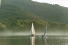 Boats in Mist